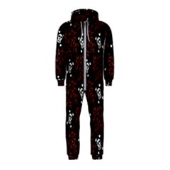 Red Skulls Hooded Jumpsuit (kids) by Sparkle