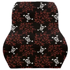 Red Skulls Car Seat Back Cushion  by Sparkle