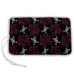 Red Skulls Pen Storage Case (s) by Sparkle