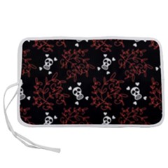 Red Skulls Pen Storage Case (m) by Sparkle