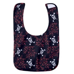 Red Skulls Baby Bib by Sparkle