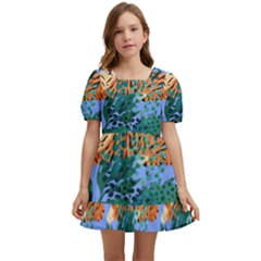 Nature King Kids  Short Sleeve Dolly Dress by Sparkle