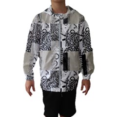 Abstract Pattern Kids  Hooded Windbreaker by Sparkle