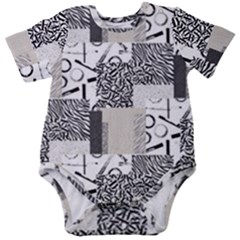 Abstract Pattern Baby Short Sleeve Onesie Bodysuit by Sparkle