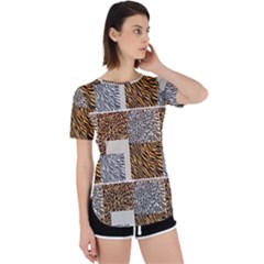 Animal Skin Pattern Perpetual Short Sleeve T-shirt