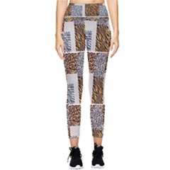 Animal Skin Pattern Pocket Leggings 