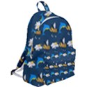 Dolphins Bees Pattern The Plain Backpack View2