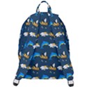 Dolphins Bees Pattern The Plain Backpack View3