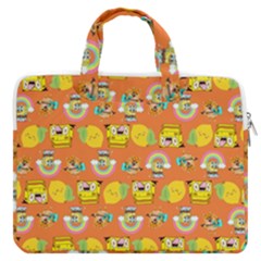 Minionspattern Macbook Pro 16  Double Pocket Laptop Bag  by Sparkle