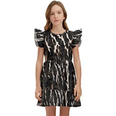 Abstract Light Games 2 Kids  Winged Sleeve Dress