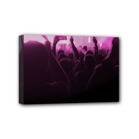 Music Concert Scene Mini Canvas 6  X 4  (stretched) by dflcprintsclothing