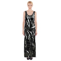 Abstract Light Games 3 Thigh Split Maxi Dress by DimitriosArt