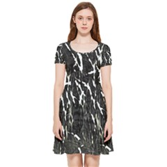 Abstract Light Games 3 Inside Out Cap Sleeve Dress by DimitriosArt