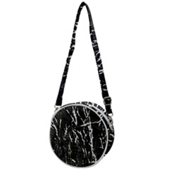 Abstract Light Games 3 Crossbody Circle Bag by DimitriosArt