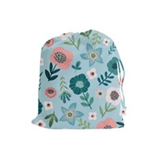 Flower Drawstring Pouch (large) by zappwaits