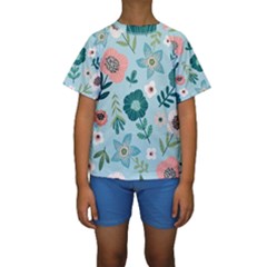 Flower Kids  Short Sleeve Swimwear by zappwaits