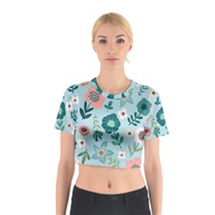 Flower Cotton Crop Top by zappwaits