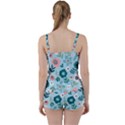 Flower Tie Front Two Piece Tankini View2