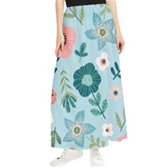 Flower Maxi Chiffon Skirt by zappwaits