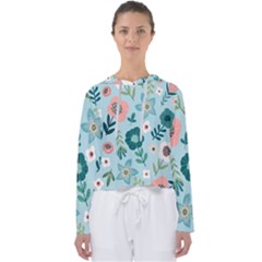 Flower Women s Slouchy Sweat by zappwaits