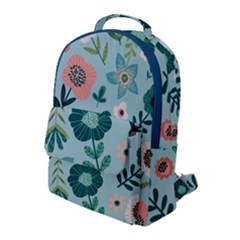 Flower Flap Pocket Backpack (large) by zappwaits