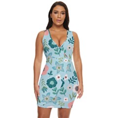 Flower Draped Bodycon Dress by zappwaits