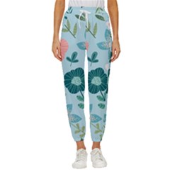 Flower Cropped Drawstring Pants by zappwaits