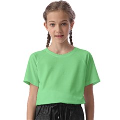 Light Green Kids  Basic Tee