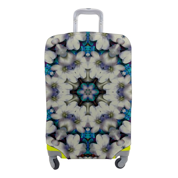 Paradise Flowers And Candle Light Luggage Cover (Small)