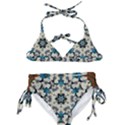 Paradise Flowers And Candle Light Kids  Classic Bikini Set View1