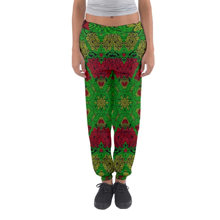 Peacock Lace So Tropical Women s Jogger Sweatpants