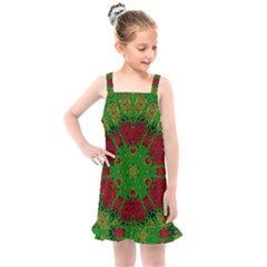 Peacock Lace So Tropical Kids  Overall Dress by pepitasart