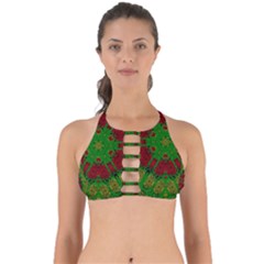 Peacock Lace So Tropical Perfectly Cut Out Bikini Top by pepitasart