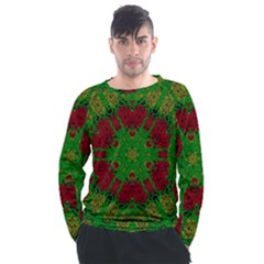 Peacock Lace So Tropical Men s Long Sleeve Raglan Tee