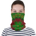 Peacock Lace So Tropical Face Seamless Bandana (Adult) View1