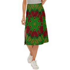 Peacock Lace So Tropical Midi Panel Skirt