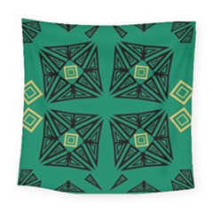 Abstract Pattern Geometric Backgrounds   Square Tapestry (large) by Eskimos