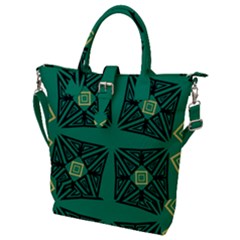 Abstract Pattern Geometric Backgrounds   Buckle Top Tote Bag by Eskimos