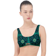 Abstract Pattern Geometric Backgrounds   The Little Details Bikini Top by Eskimos