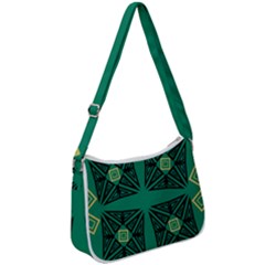 Abstract Pattern Geometric Backgrounds   Zip Up Shoulder Bag by Eskimos