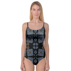 Abstract Pattern Geometric Backgrounds   Camisole Leotard  by Eskimos