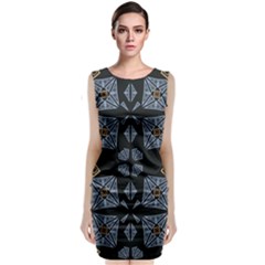 Abstract Pattern Geometric Backgrounds   Classic Sleeveless Midi Dress by Eskimos