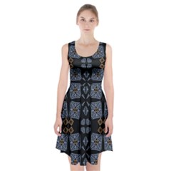 Abstract Pattern Geometric Backgrounds   Racerback Midi Dress by Eskimos