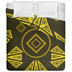 Abstract Pattern Geometric Backgrounds   Duvet Cover Double Side (california King Size) by Eskimos