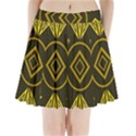 Abstract pattern geometric backgrounds   Pleated Mini Skirt View1