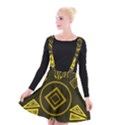 Abstract pattern geometric backgrounds   Suspender Skater Skirt View1