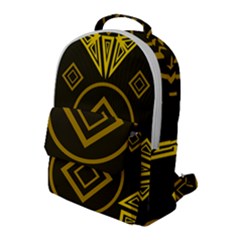 Abstract Pattern Geometric Backgrounds   Flap Pocket Backpack (large) by Eskimos