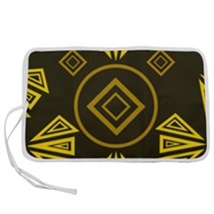 Abstract Pattern Geometric Backgrounds   Pen Storage Case (s) by Eskimos