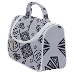 Abstract Pattern Geometric Backgrounds   Satchel Handbag by Eskimos