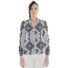 Abstract Pattern Geometric Backgrounds   Women s Windbreaker by Eskimos